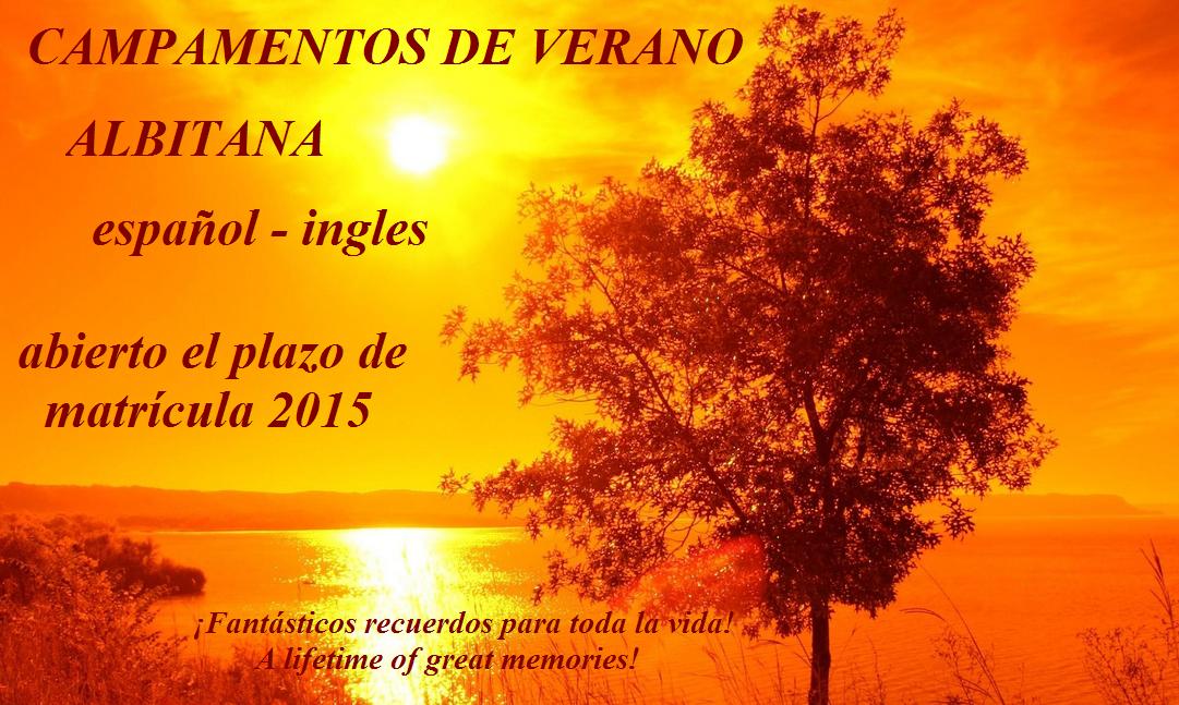 Campamentos de verano Albitana Español Ingles 2015